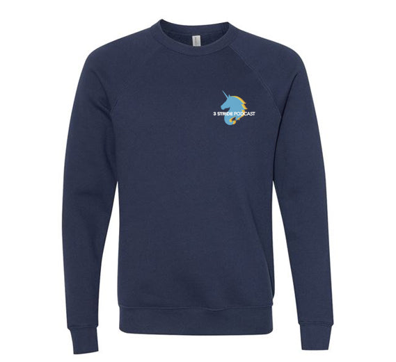 The 3 Stride Podcast™ Fleece Crewneck Sweatshirt